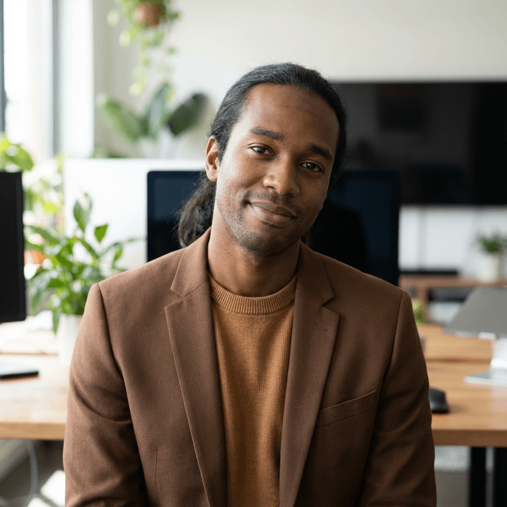 Marcus Williams in an industrial setting